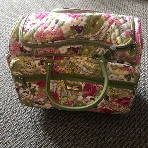 Vera bradley small rolling carry on bag
